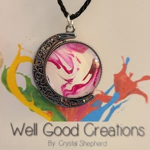Handmade Acrylic skin Necklace